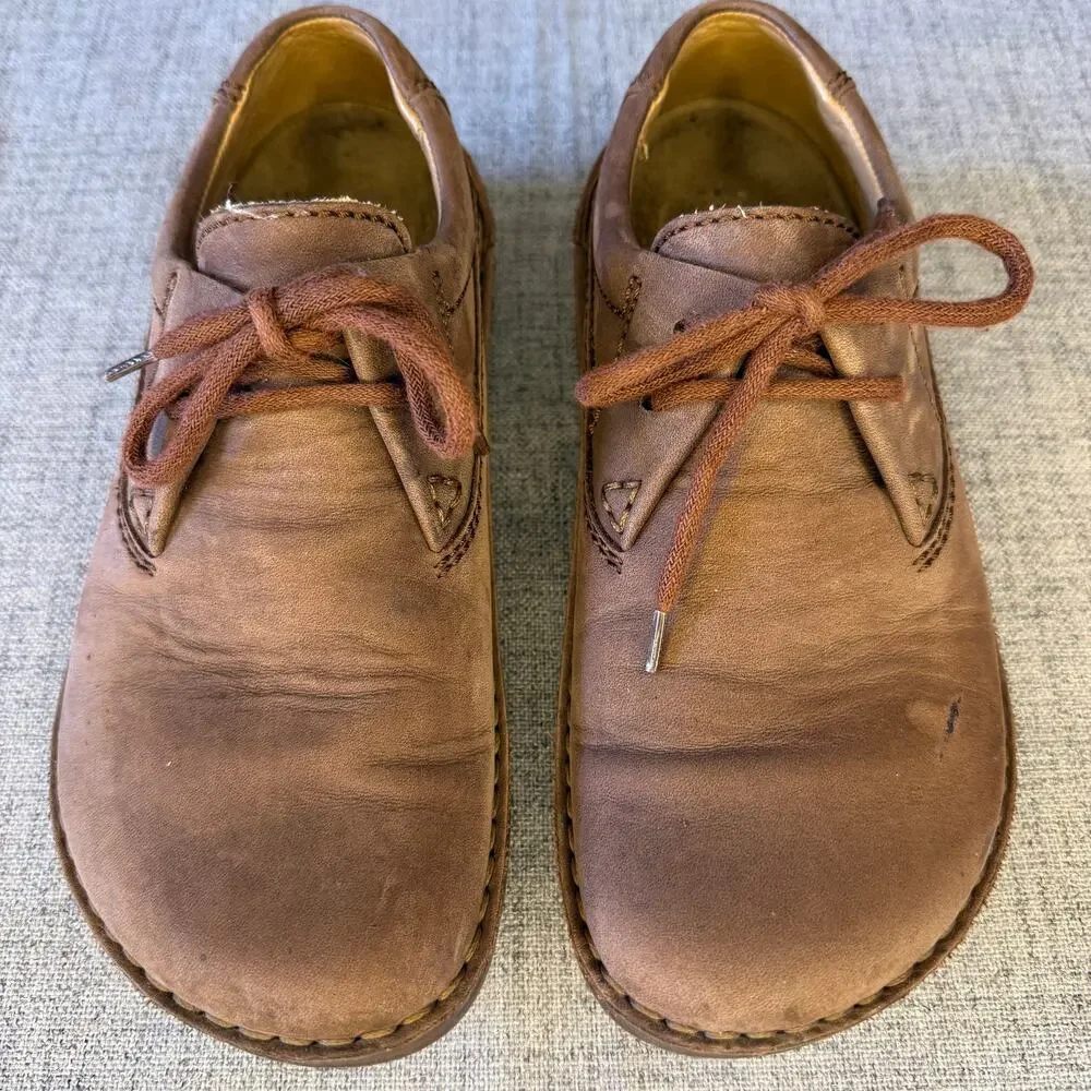 Birkenstock Pasadena Brown Leather Lace Up Oxford Shoes Women’s Size 37 L6